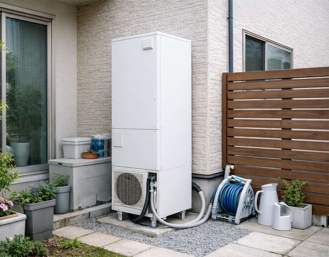 エコキュートの施工イメージ